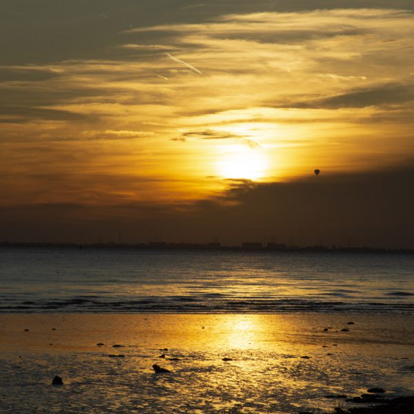 Zonsondergang Westerschelde